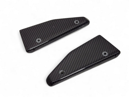 2014-2019 Corvette C7 Exposed Carbon Fiber Stage 2 Front Splitter Winglets OEM