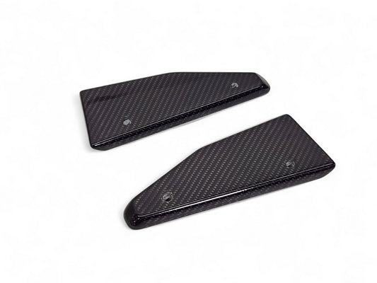 2014-2019 Corvette C7 Exposed Carbon Fiber Stage 2 Front Splitter Winglets OEM