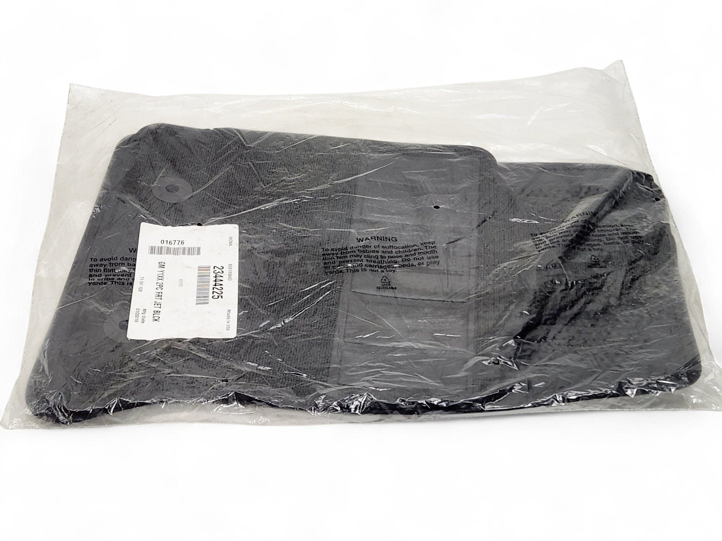 2014-2019 Chevy Corvette C7 Jet Black Carpeted Floor Mats OEM GM 23444225