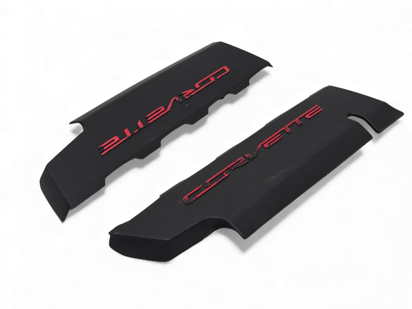 2014-2019 Chevy Corvette C7 LT1 Fuel Rail Engine Covers OEM GM - Pair