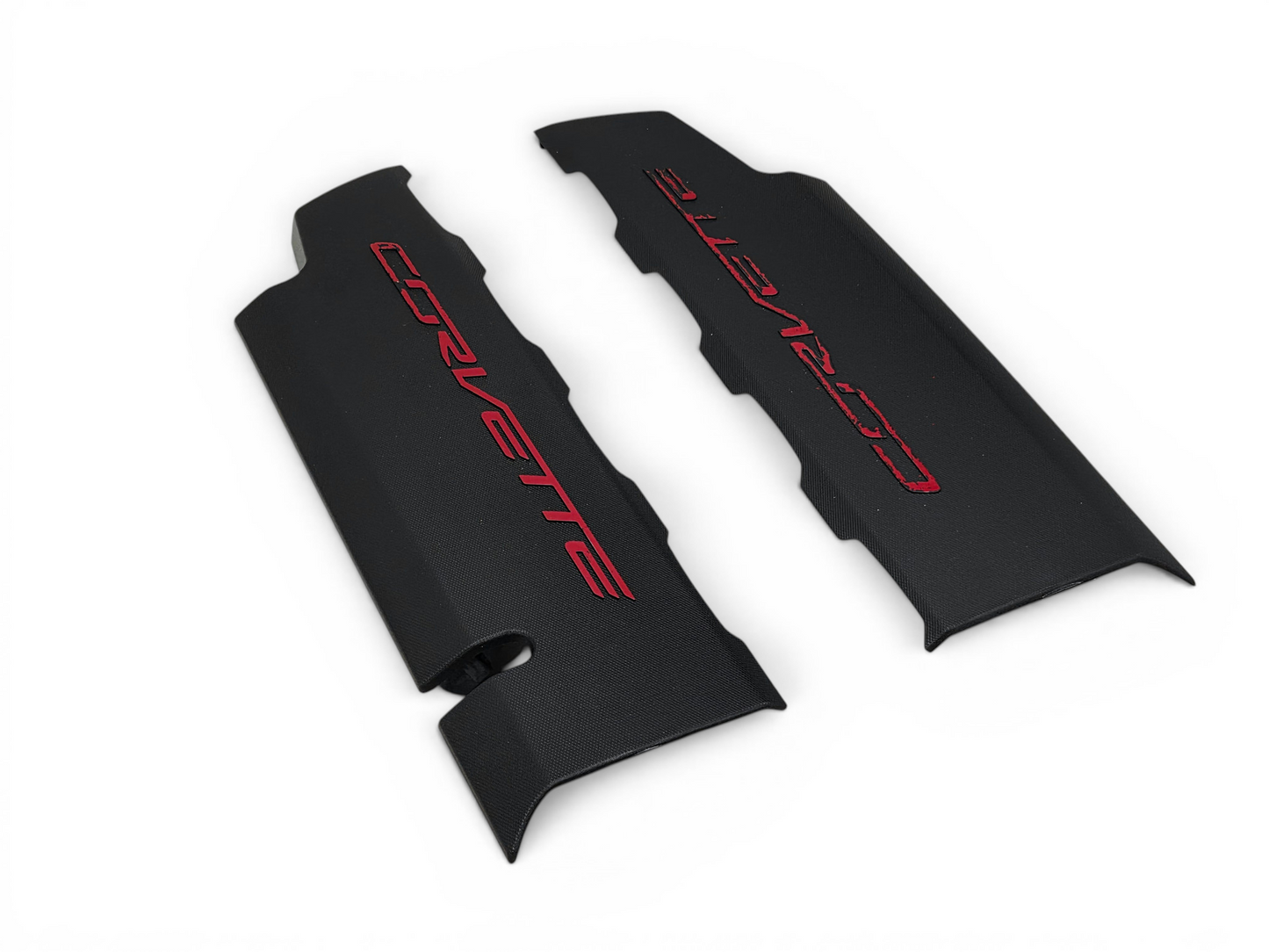2014-2019 Chevy Corvette C7 LT1 Fuel Rail Engine Covers OEM GM - Pair