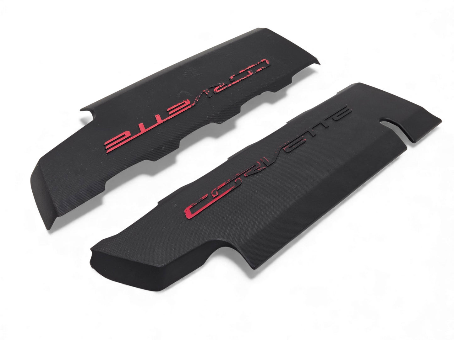 2014-2019 Chevy Corvette C7 LT1 Fuel Rail Engine Covers OEM GM - Pair