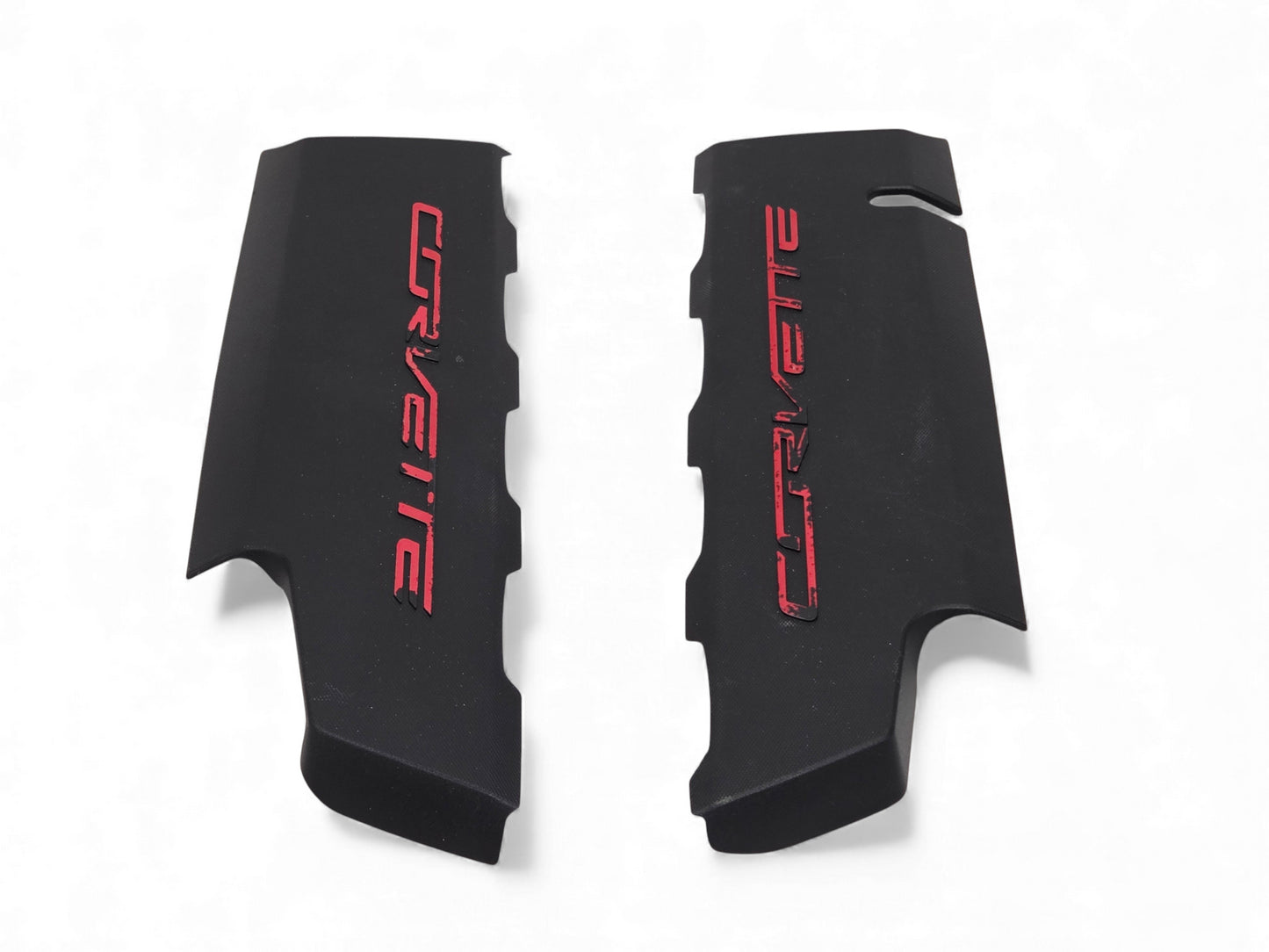 2014-2019 Chevy Corvette C7 LT1 Fuel Rail Engine Covers OEM GM - Pair