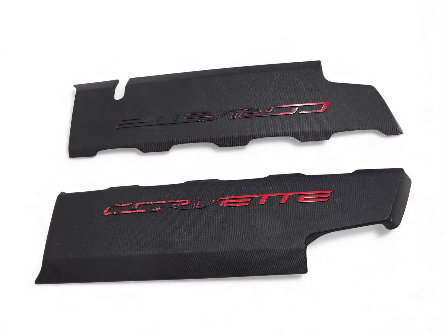 2014-2019 Chevy Corvette C7 LT1 Fuel Rail Engine Covers OEM GM - Pair