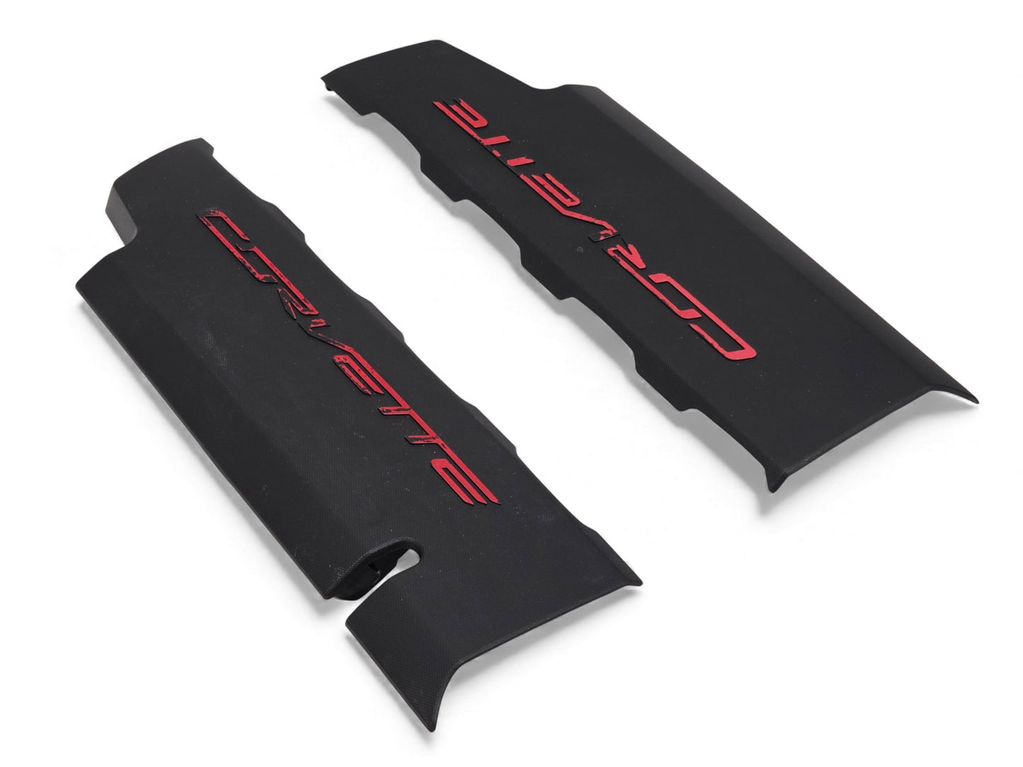 2014-2019 Chevy Corvette C7 LT1 Fuel Rail Engine Covers OEM GM - Pair