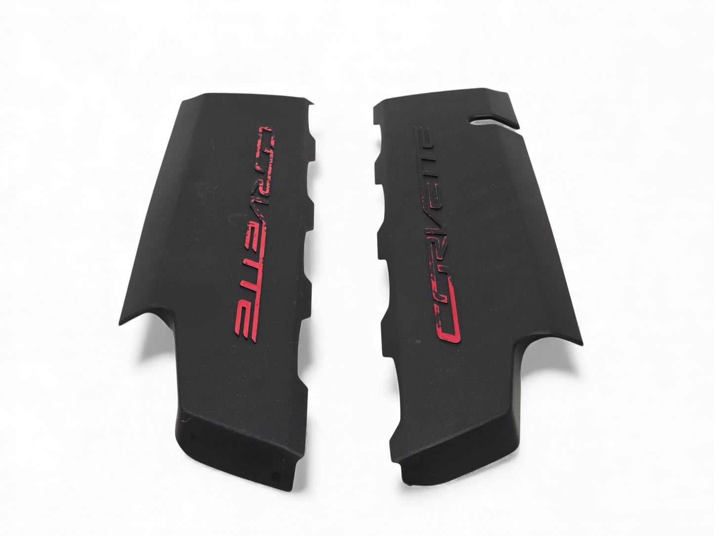 2014-2019 Chevy Corvette C7 LT1 Fuel Rail Engine Covers OEM GM - Pair