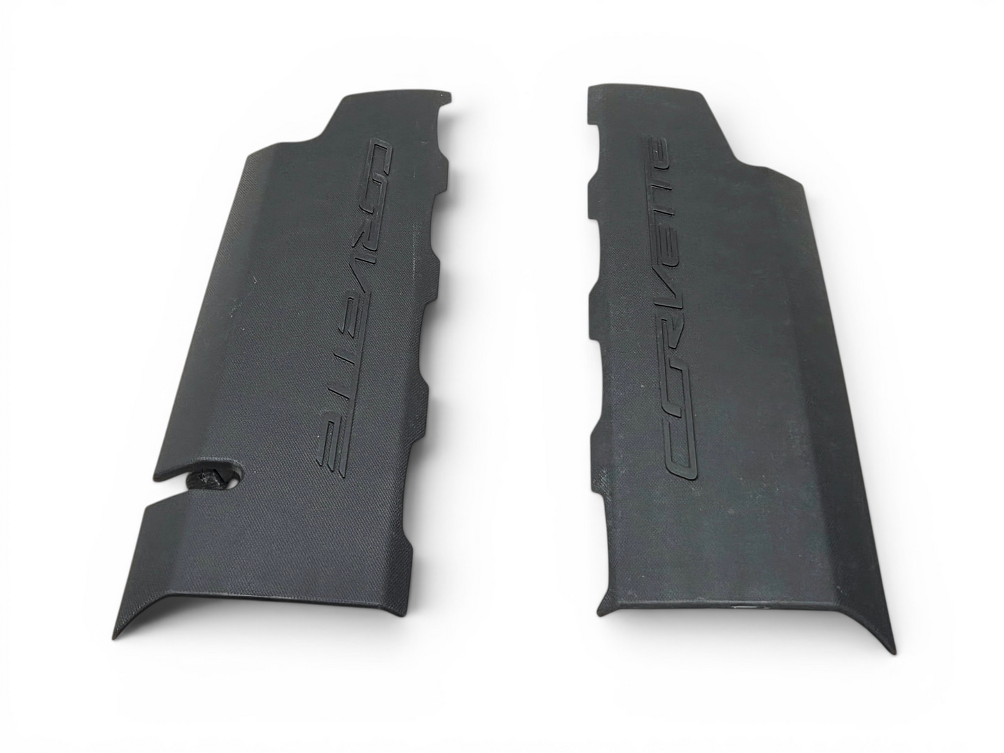 2014-2019 Chevy Corvette C7 LT1 Fuel Rail Engine Covers OEM GM - Pair