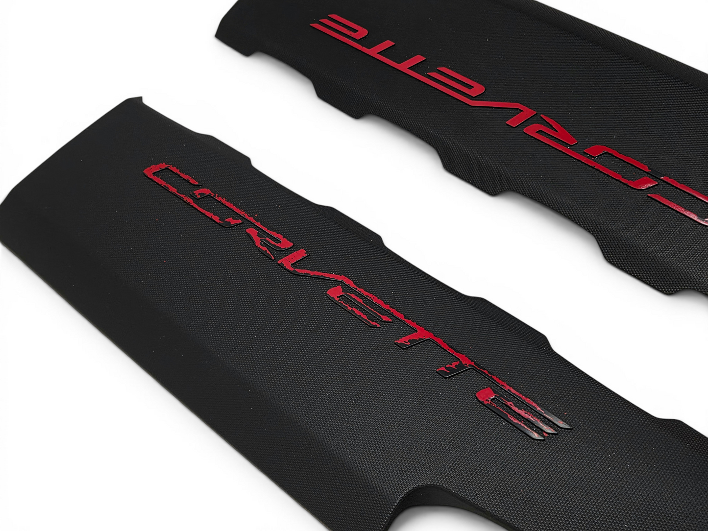2014-2019 Chevy Corvette C7 LT1 Fuel Rail Engine Covers OEM GM - Pair