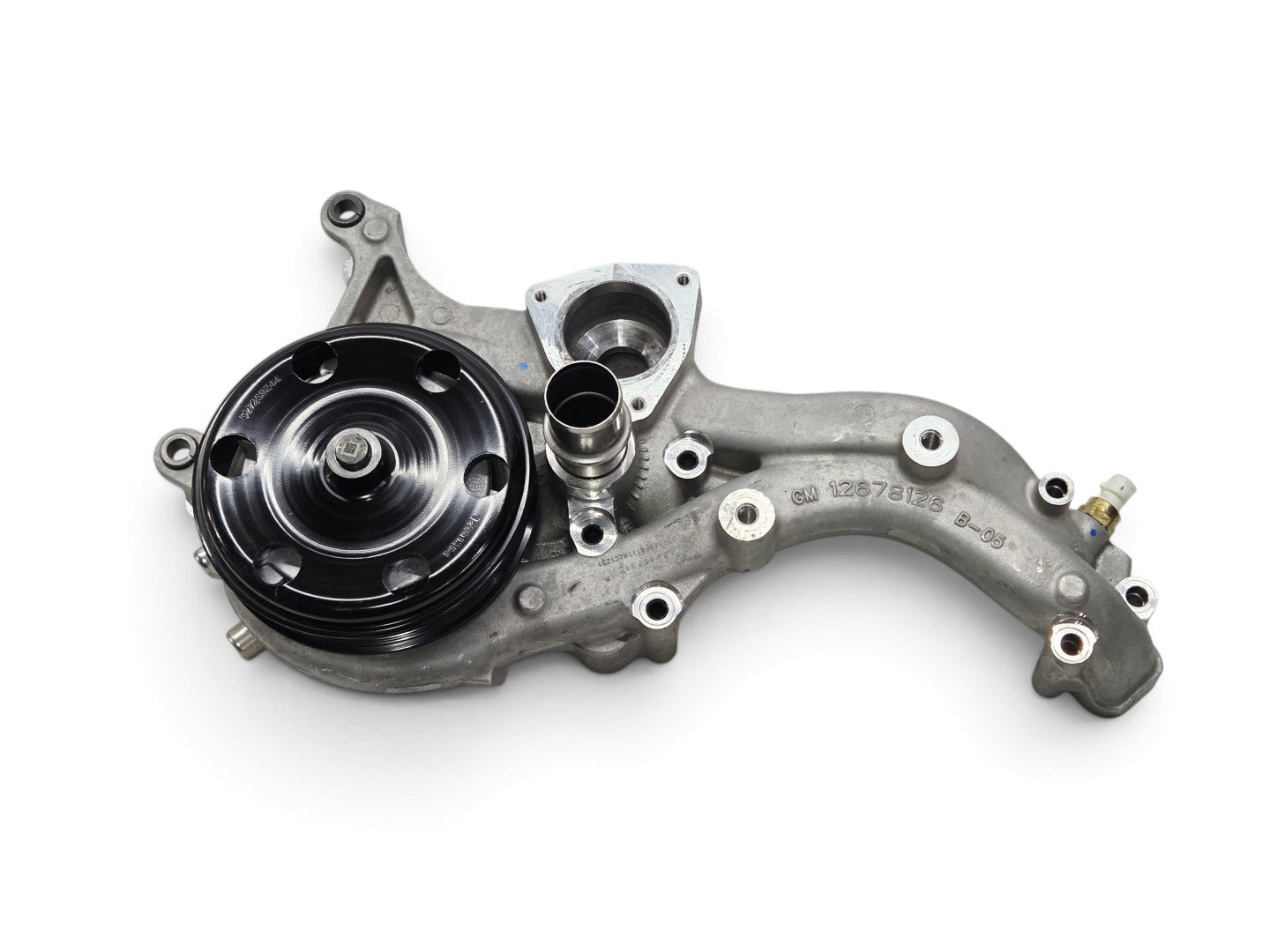 2014-2019 Chevy Corvette C7 Water Pump Housing OEM GM - Without Thermostat
