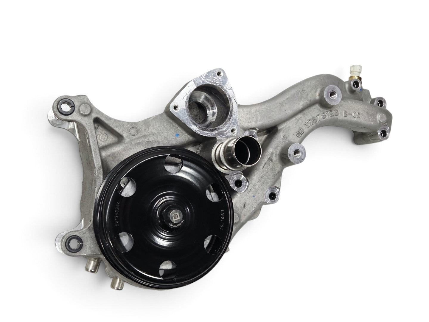 2014-2019 Chevy Corvette C7 Water Pump Housing OEM GM - Without Thermostat