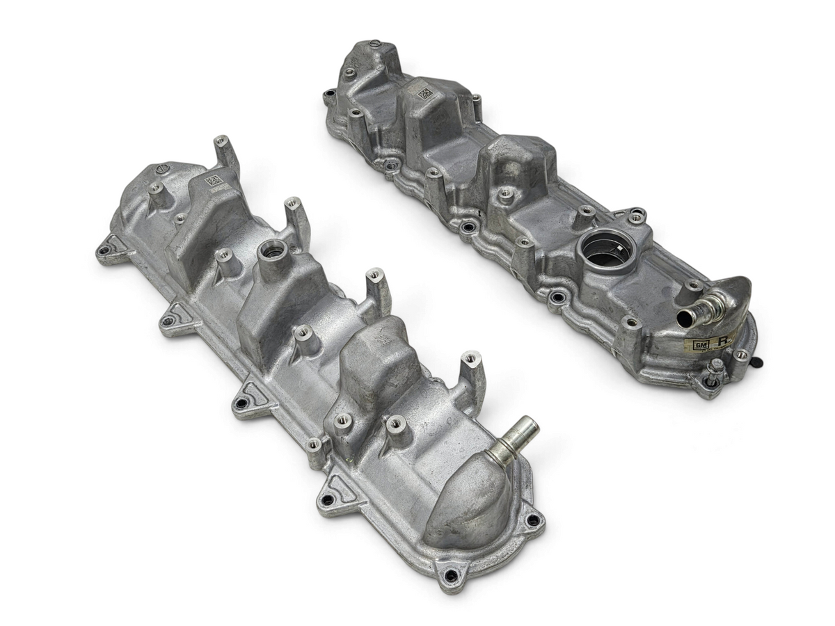 2014-2019 Chevy Corvette Dry Sump Valve Rocker Covers OEM GM 12692544 12692546