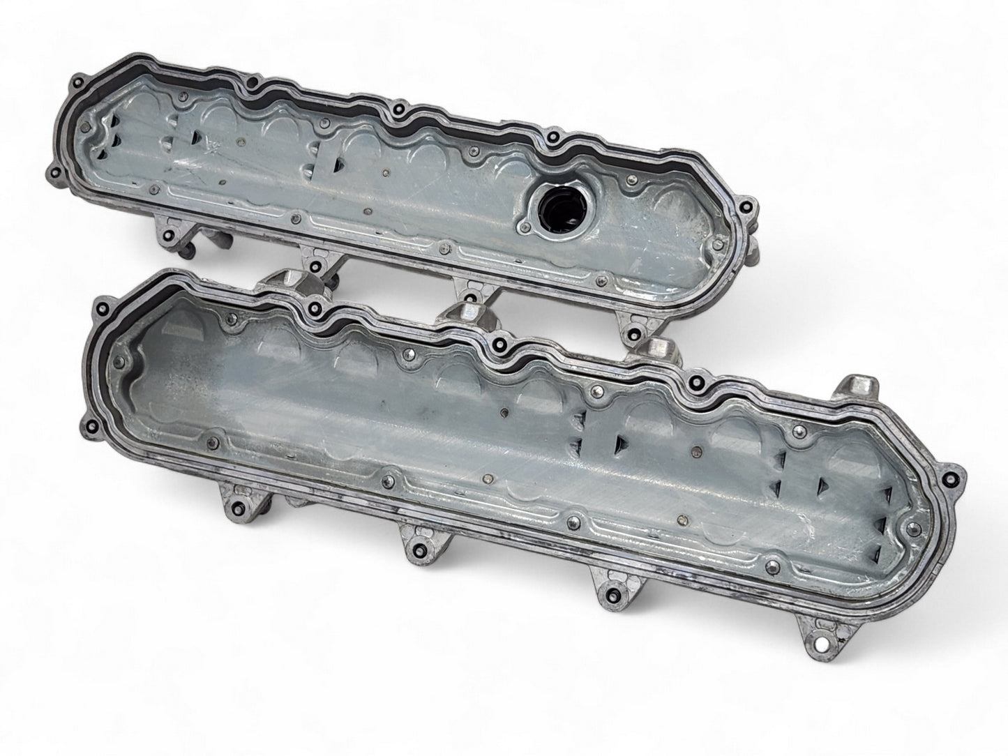 2014-2019 Chevy Corvette Dry Sump Valve Rocker Covers OEM GM 12692544 12692546