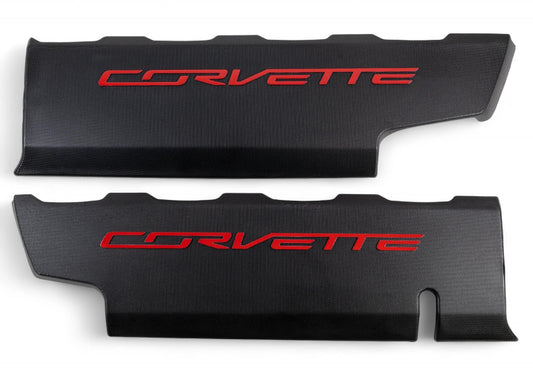 2014-2019 Corvette C7 LT1 Engine Fuel Rail Coil Covers OEM GM 12641720 12643709