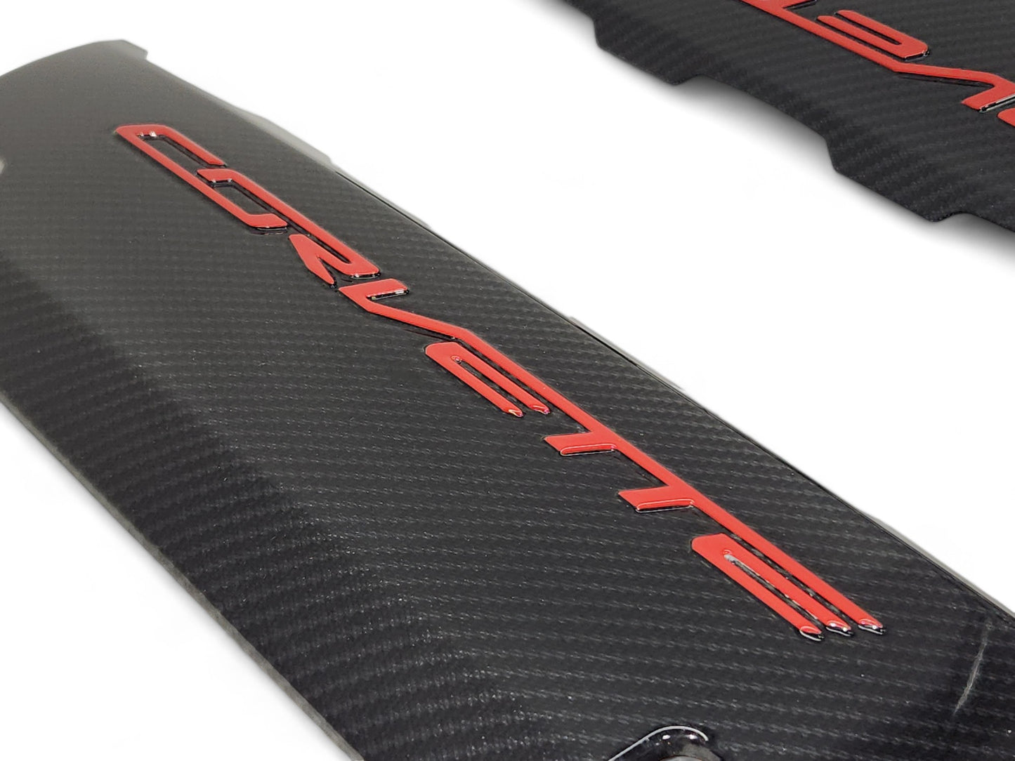 2014-2019 Corvette C7 LT1 Engine Fuel Rail Covers Hydrocarbon Carbon Fiber Finish