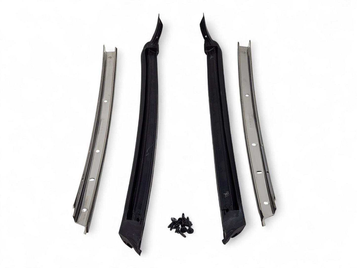 2014-2019 Corvette C7 Lift Off Targa Roof Side Weatherstrip with Channels OEM GM