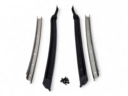2014-2019 Corvette C7 Lift Off Targa Roof Side Weatherstrip with Channels OEM GM