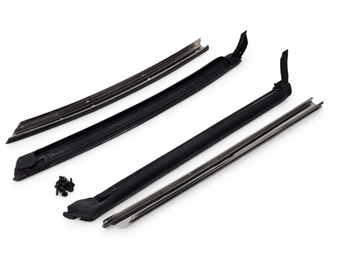 2014-2019 Corvette C7 Lift Off Targa Roof Side Weatherstrip with Channels OEM GM