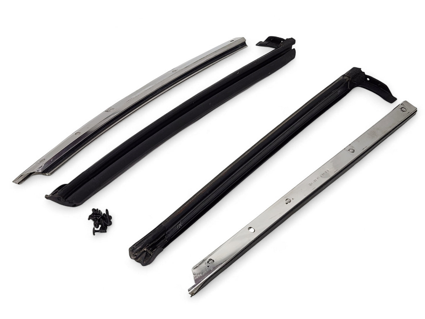 2014-2019 Corvette C7 Lift Off Targa Roof Side Weatherstrip with Channels OEM GM