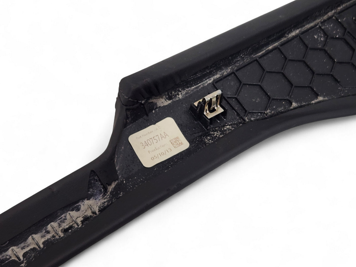 2014-2019 Corvette Jet Black Gray Stitch Left Driver Console Interior Trim OEM GM