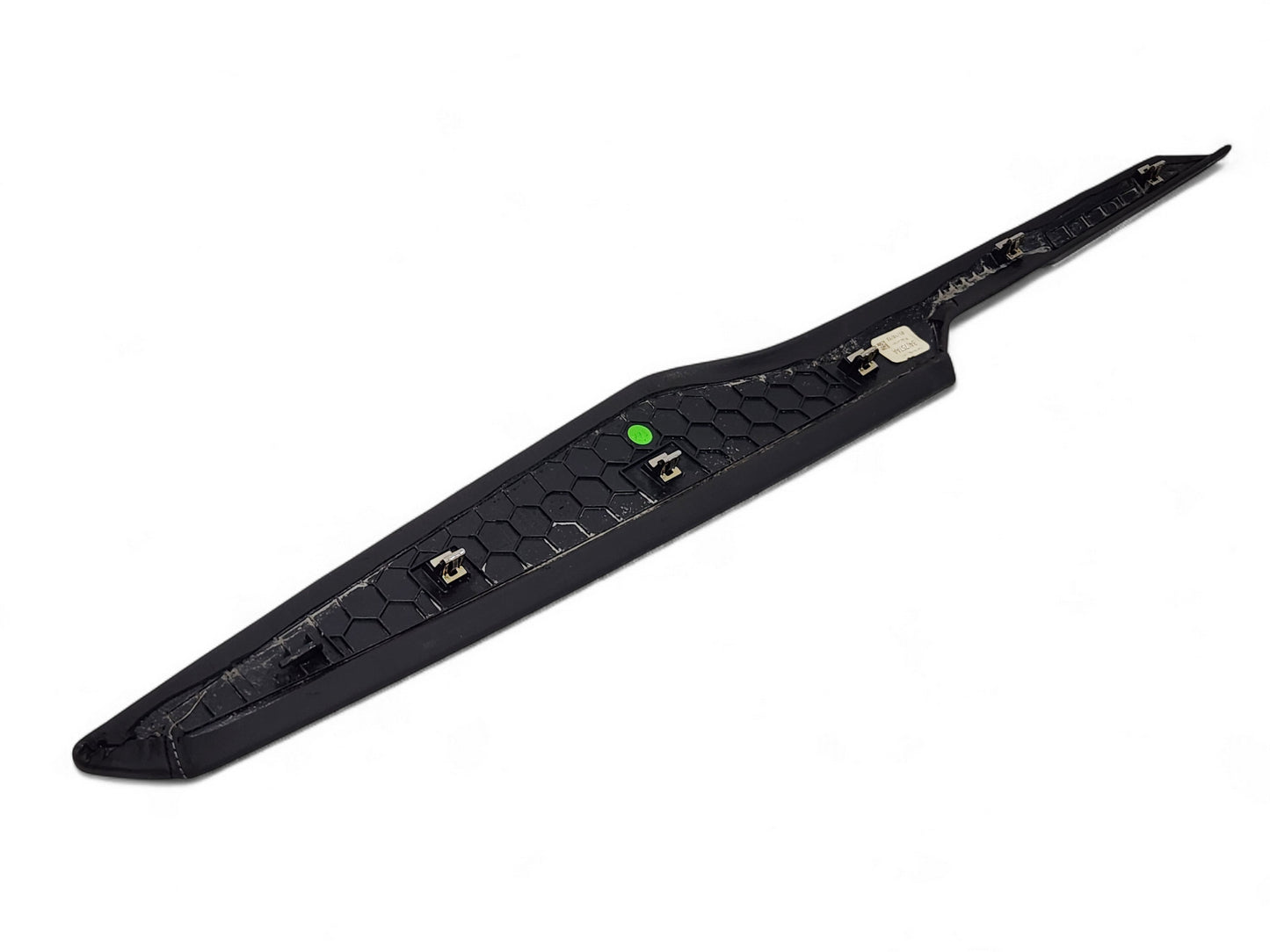 2014-2019 Corvette Jet Black Gray Stitch Left Driver Console Interior Trim OEM GM