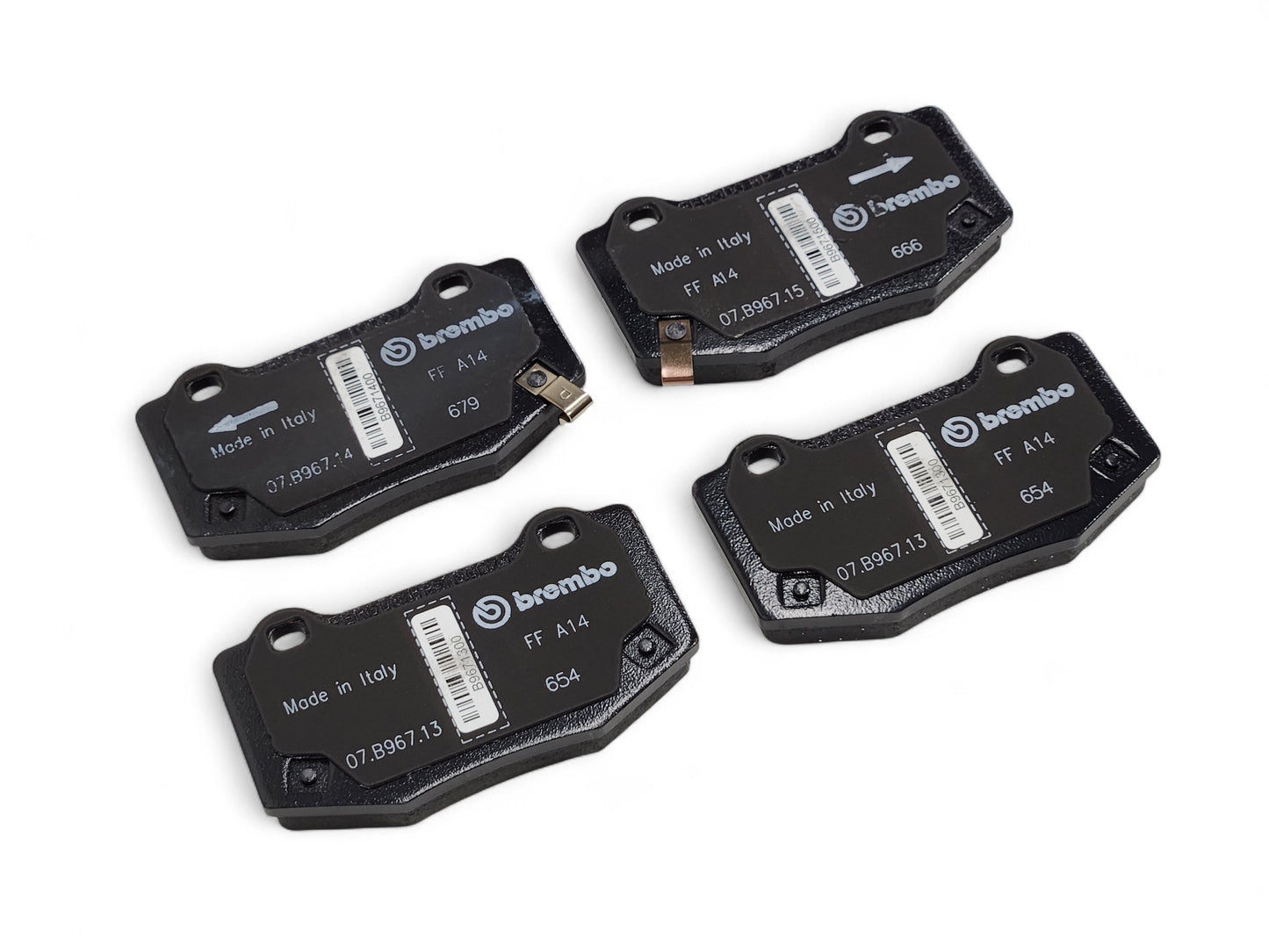 ATS Camaro Corvette Brembo Rear Brake Pad Set 171-1127 OEM