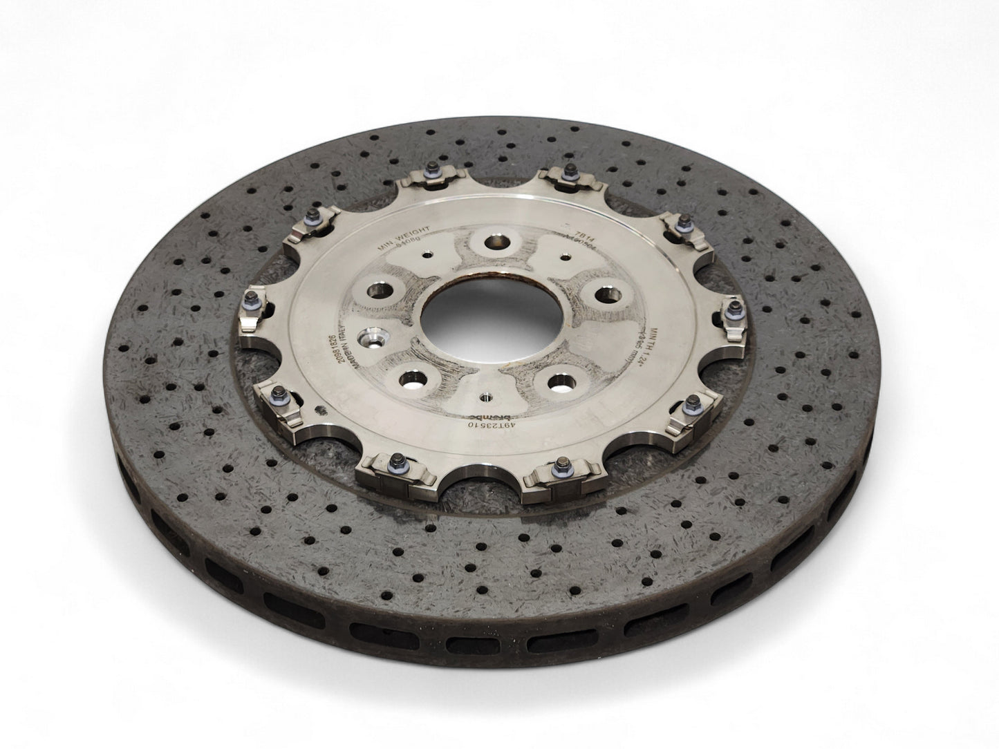 2015-2019 Chevy Corvette C7 Z06 Z07 Brembo Rear Ceramic Disc Brake Rotor OEM