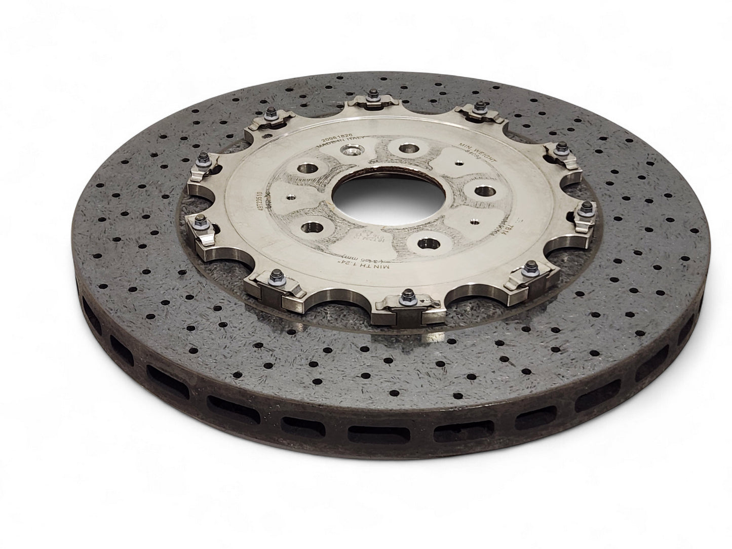 2015-2019 Chevy Corvette C7 Z06 Z07 Brembo Rear Ceramic Disc Brake Rotor OEM