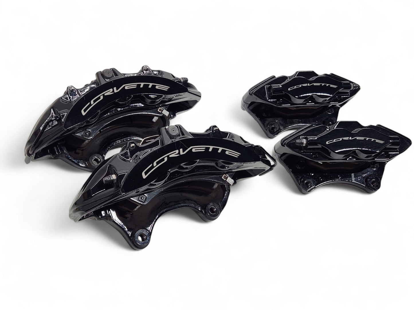 2015-2019 Corvette C7 Z06 Grand Sport Black Brake Calipers OEM GM NON CERAMIC