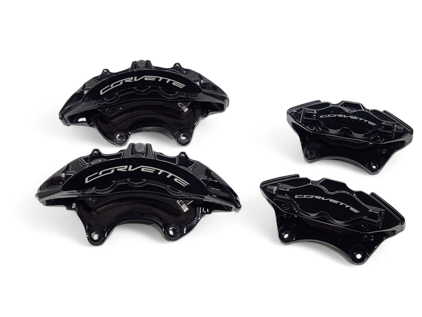 2015-2019 Corvette C7 Z06 Grand Sport Black Brake Calipers OEM GM NON CERAMIC