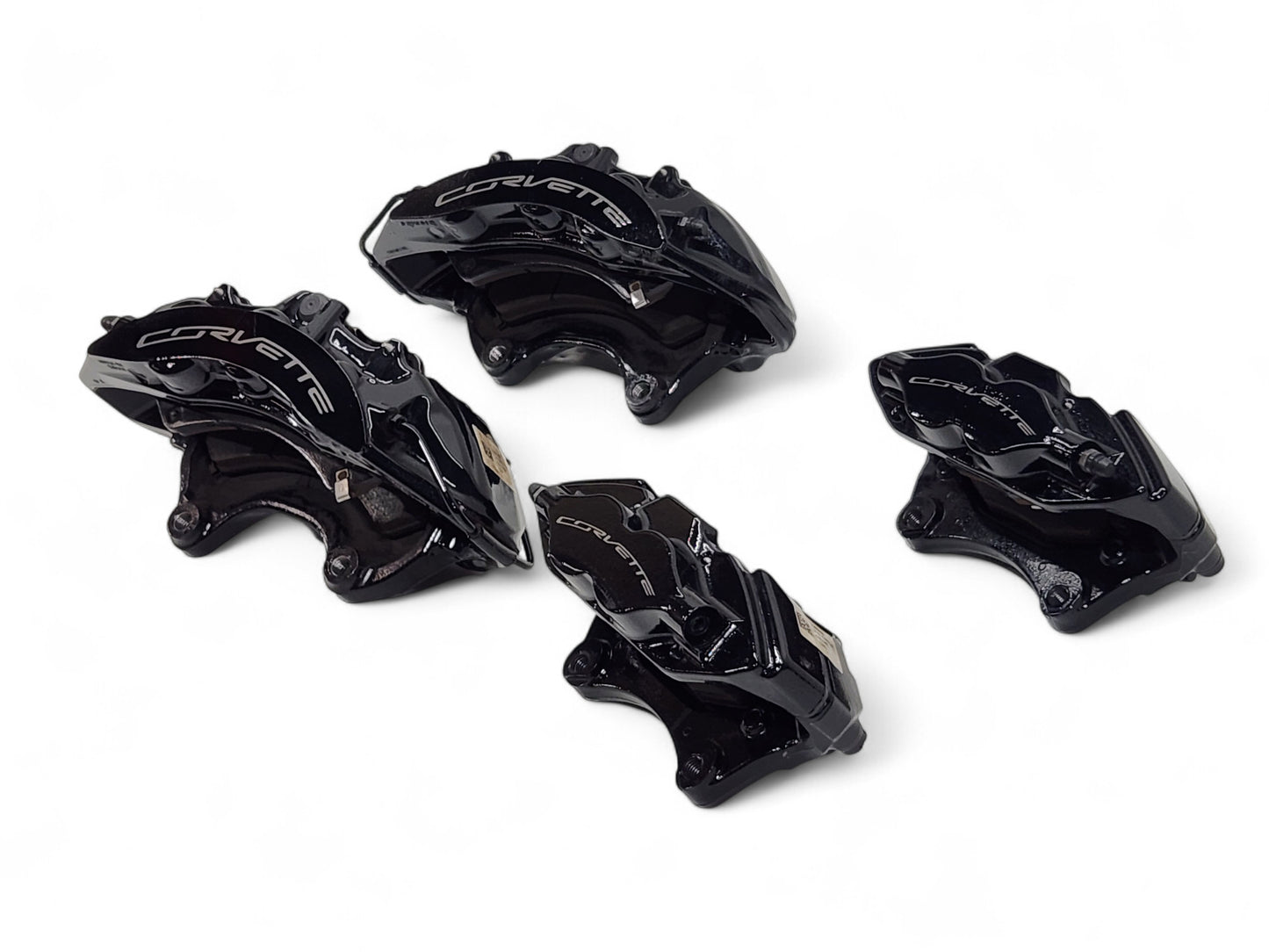 2015-2019 Corvette C7 Z06 Grand Sport Black Brake Calipers OEM GM NON CERAMIC