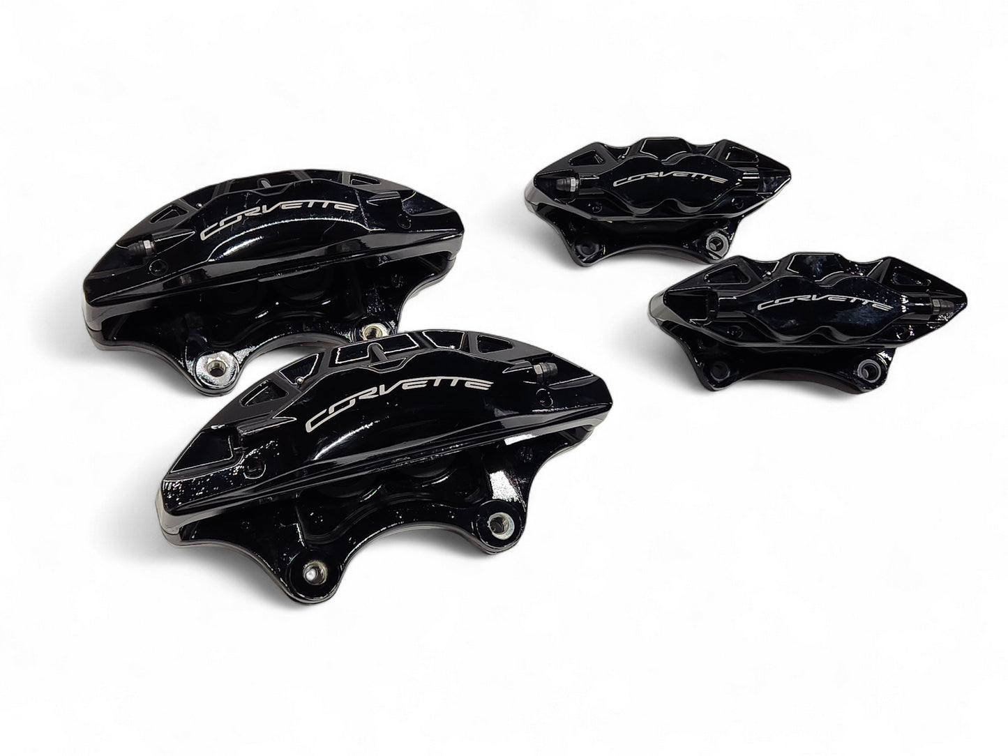 2015-2019 Corvette C7 Stingray J55 Z51 Black Brake Calipers OEM GM