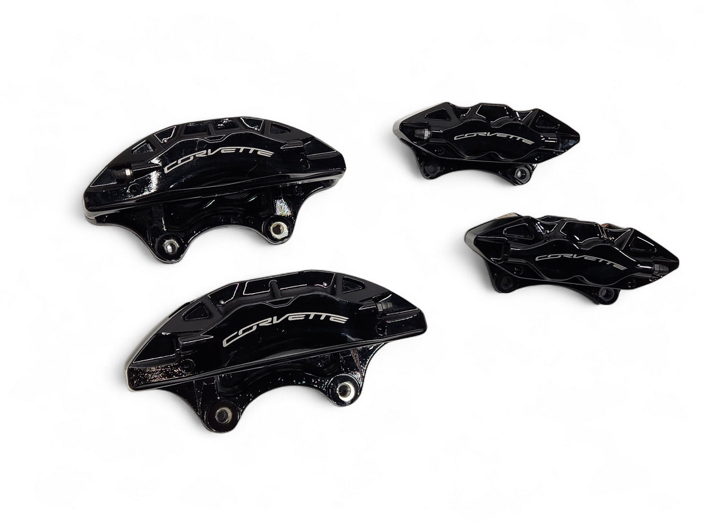 2015-2019 Corvette C7 Stingray J55 Z51 Black Brake Calipers OEM GM