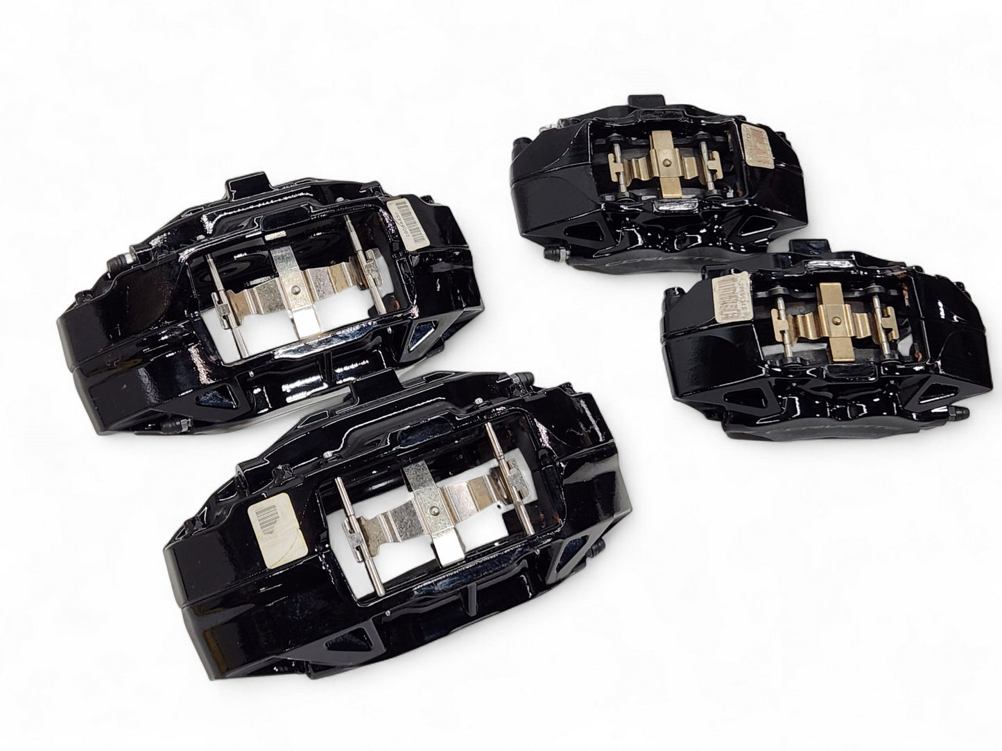 2015-2019 Corvette C7 Stingray J55 Z51 Black Brake Calipers OEM GM