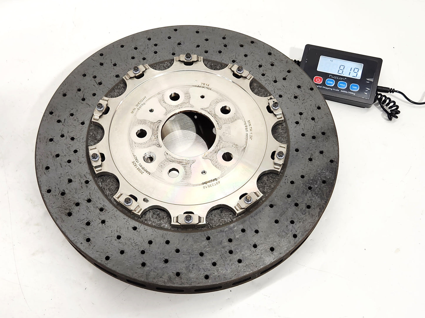 2015-2019 Chevy Corvette C7 Z06 Z07 Brembo Rear Ceramic Disc Brake Rotor OEM