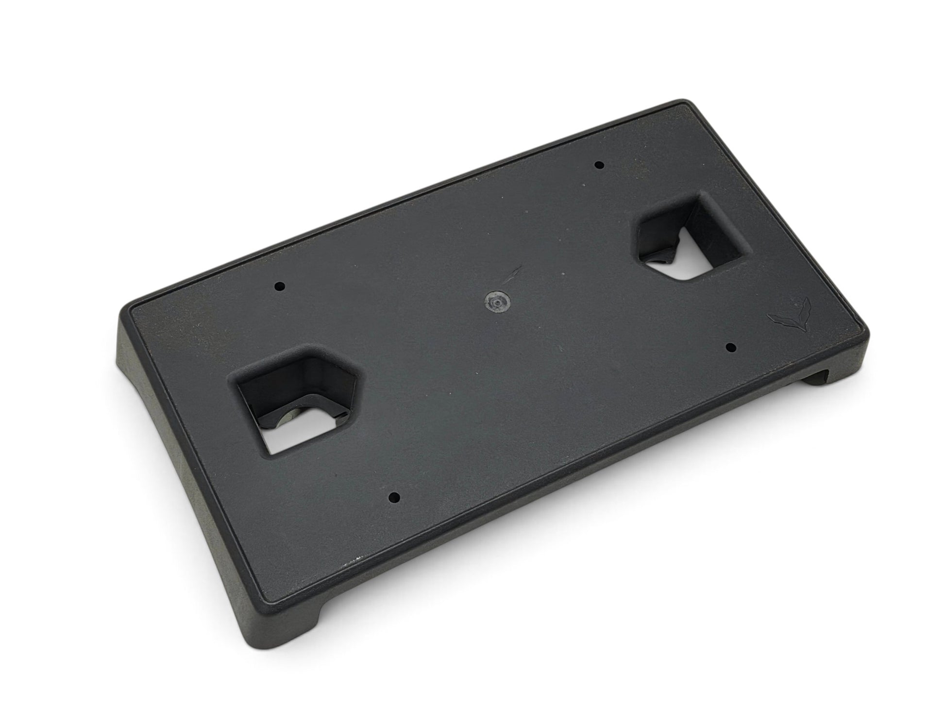 Send it Auto Parts OEM black plastic front license plate bracket for 2015-2019 Chevrolet Corvette C7 Z06