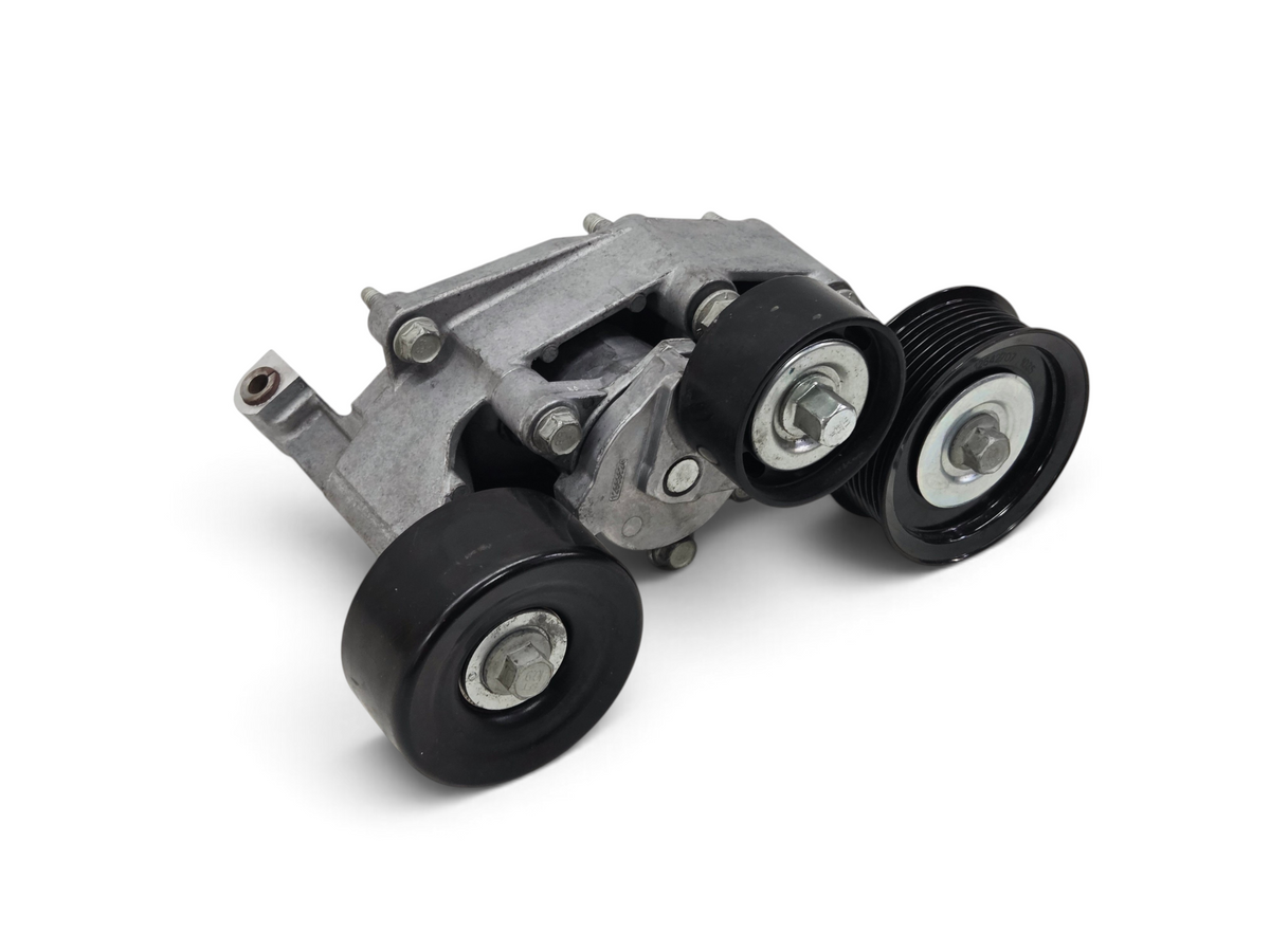 Send it Auto Parts OEM GM Corvette C7 Z06 LT4 tensioner bracket assembly with black idler pulleys