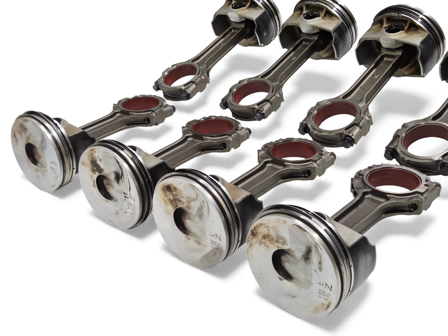 2015-2024 LT4 6.2L Supercharged Pistons with Connecting Rods OEM GM