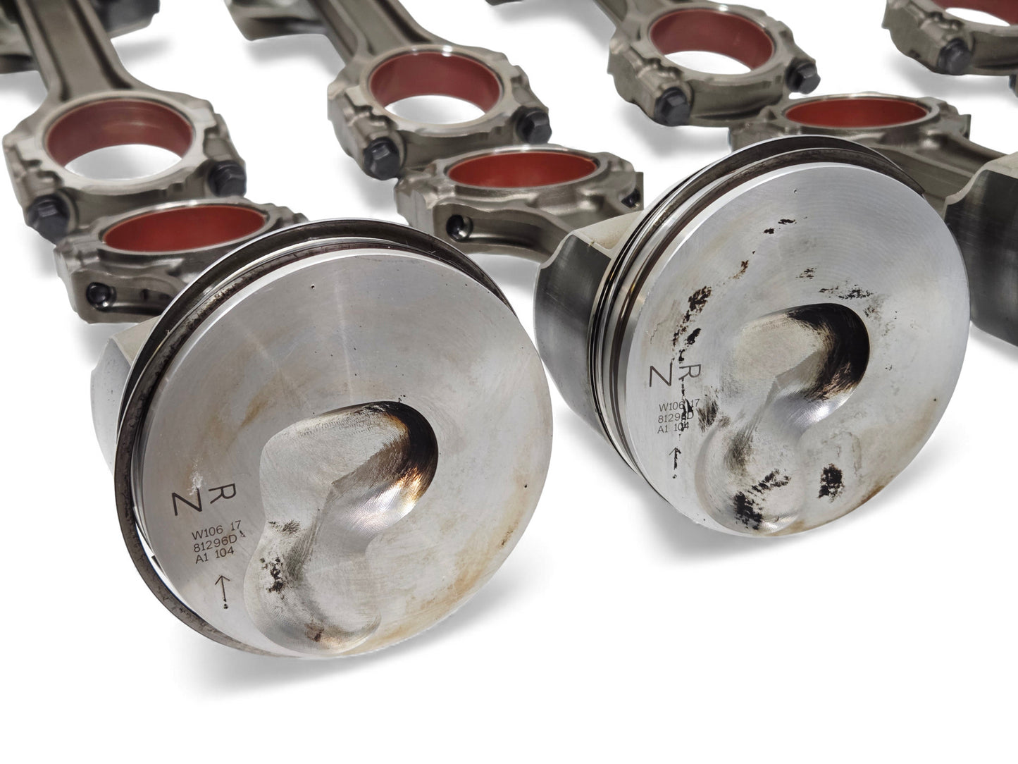 2015-2024 LT4 6.2L Supercharged Pistons with Connecting Rods OEM GM