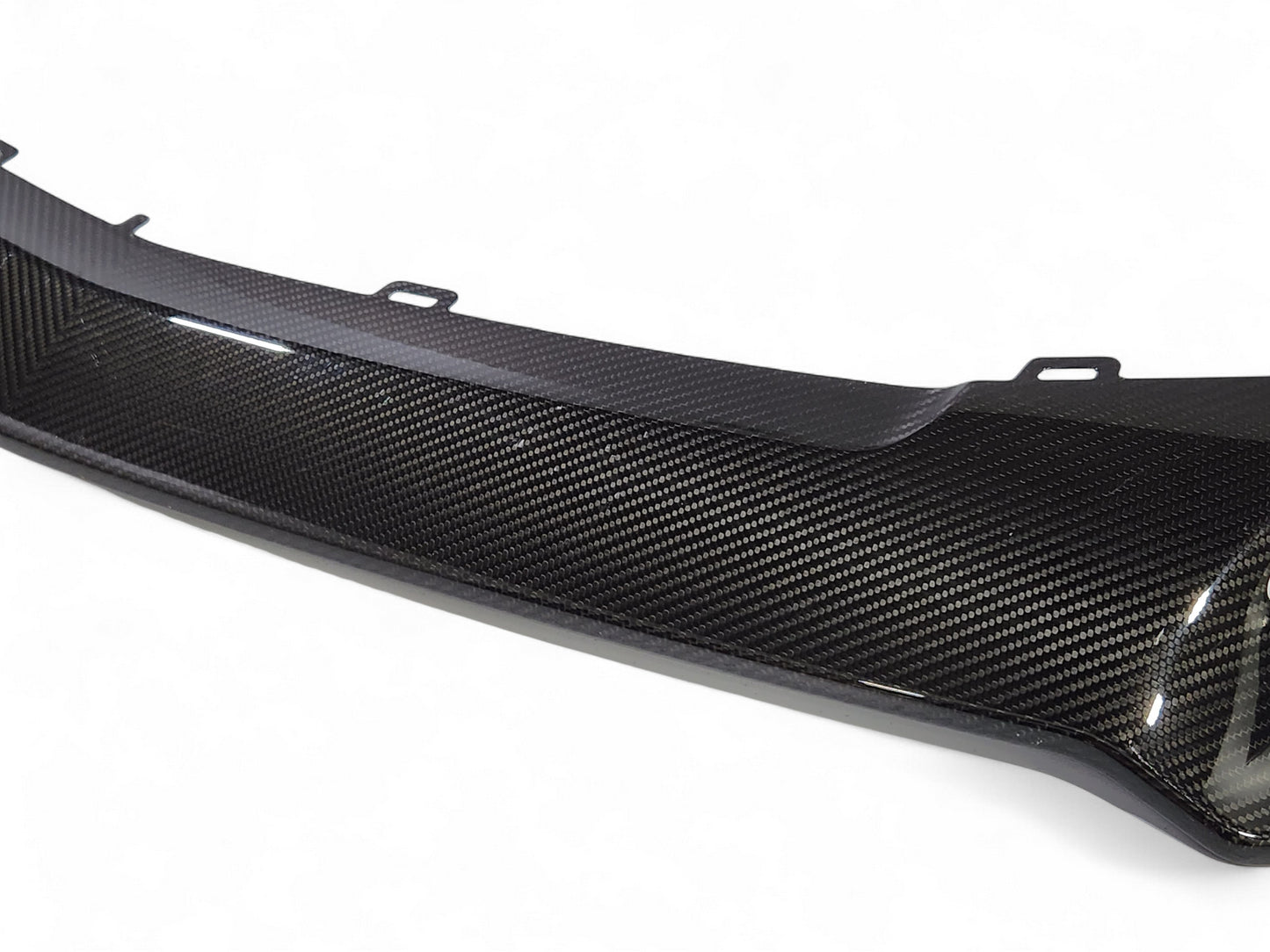 2016-2019 Cadillac CTSV Exposed Carbon Fiber Front Splitter Spoiler OEM GM