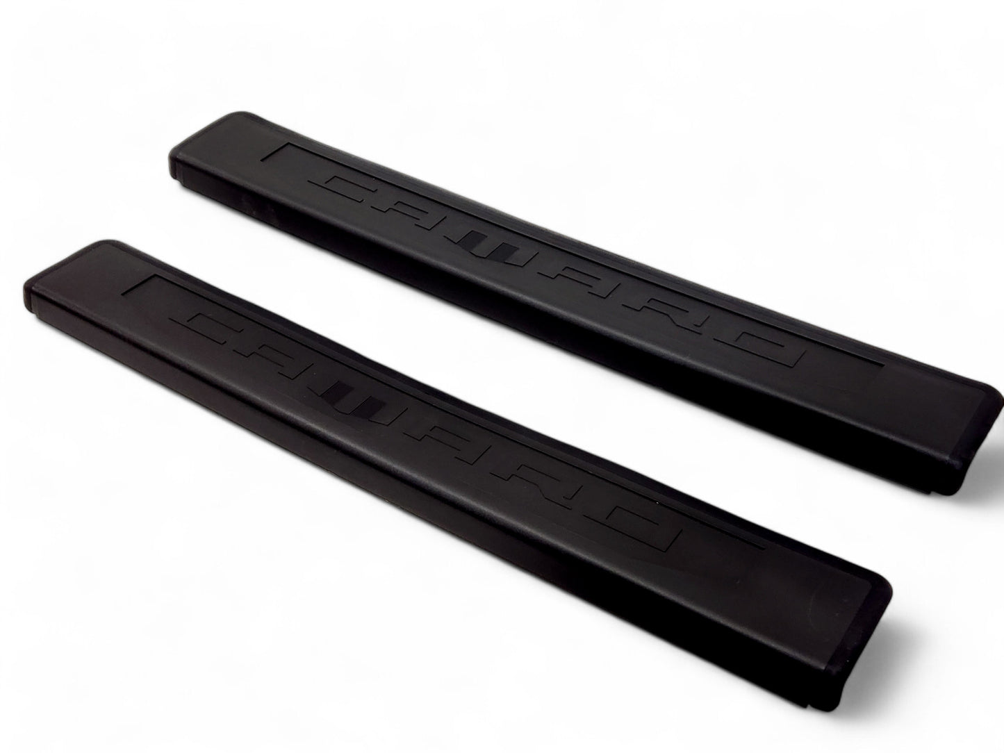 2016-2024 Chevy Camaro Door Sill Plates Black OEM GM 84124303 - Pair