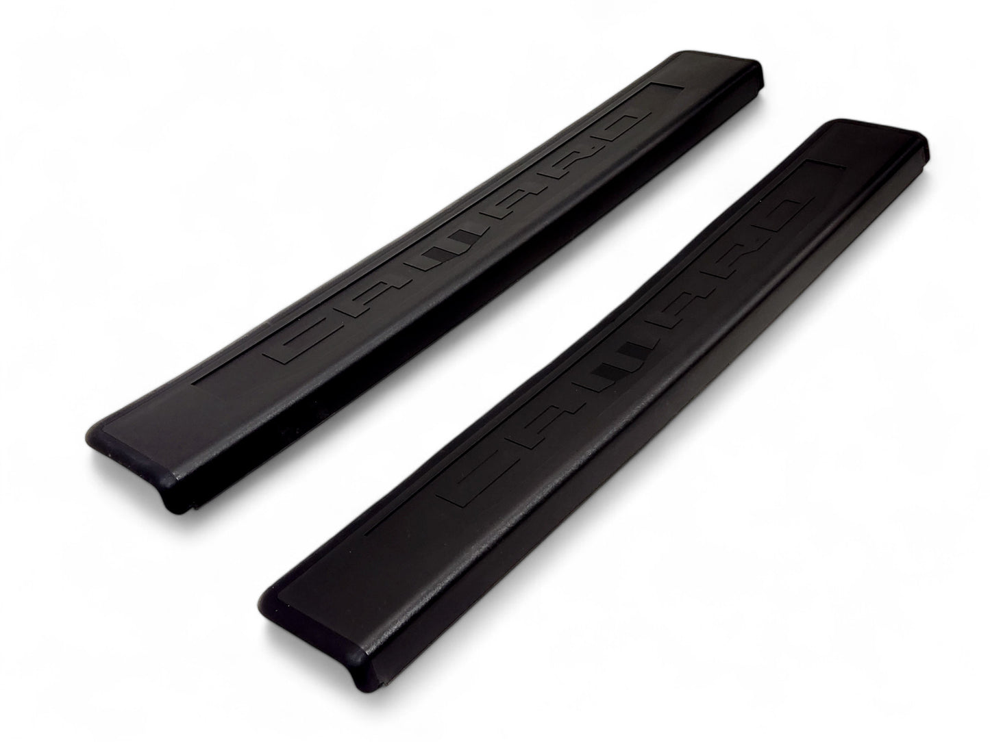 2016-2024 Chevy Camaro Door Sill Plates Black OEM GM 84124303 - Pair