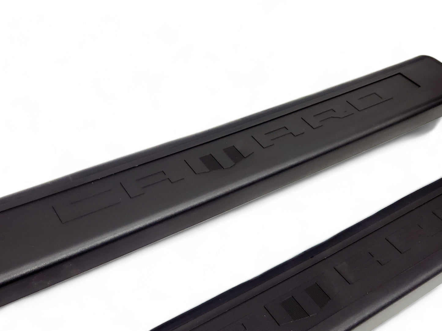 2016-2024 Chevy Camaro Door Sill Plates Black OEM GM 84124303 - Pair
