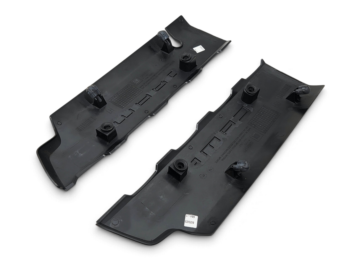 2016-2024 Chevy Camaro SS LT1 6.2L Engine Fuel Rail Covers Pair Black OEM GM
