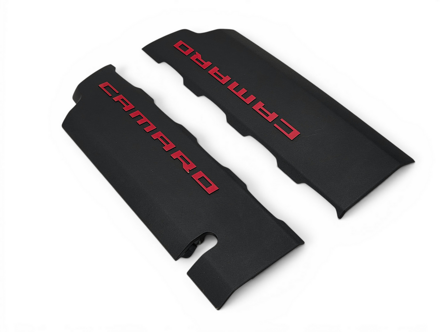 2016-2024 Chevy Camaro SS LT1 6.2L Engine Fuel Rail Covers Pair Black OEM GM