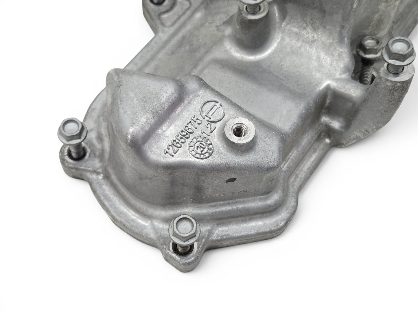 Send it Auto Parts OEM GM valve cover for LT1 and LT4 engines showing part number 12659675 and mounting bolts