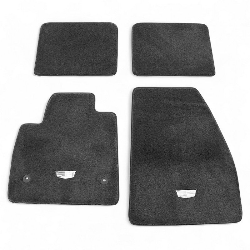 2017-2025 Cadillac XT5 Dark Titanium Carpet Floor Mats with Logo 84130095