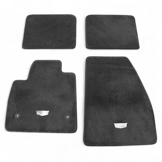 2017-2025 Cadillac XT5 Dark Titanium Carpet Floor Mats with Logo 84130095