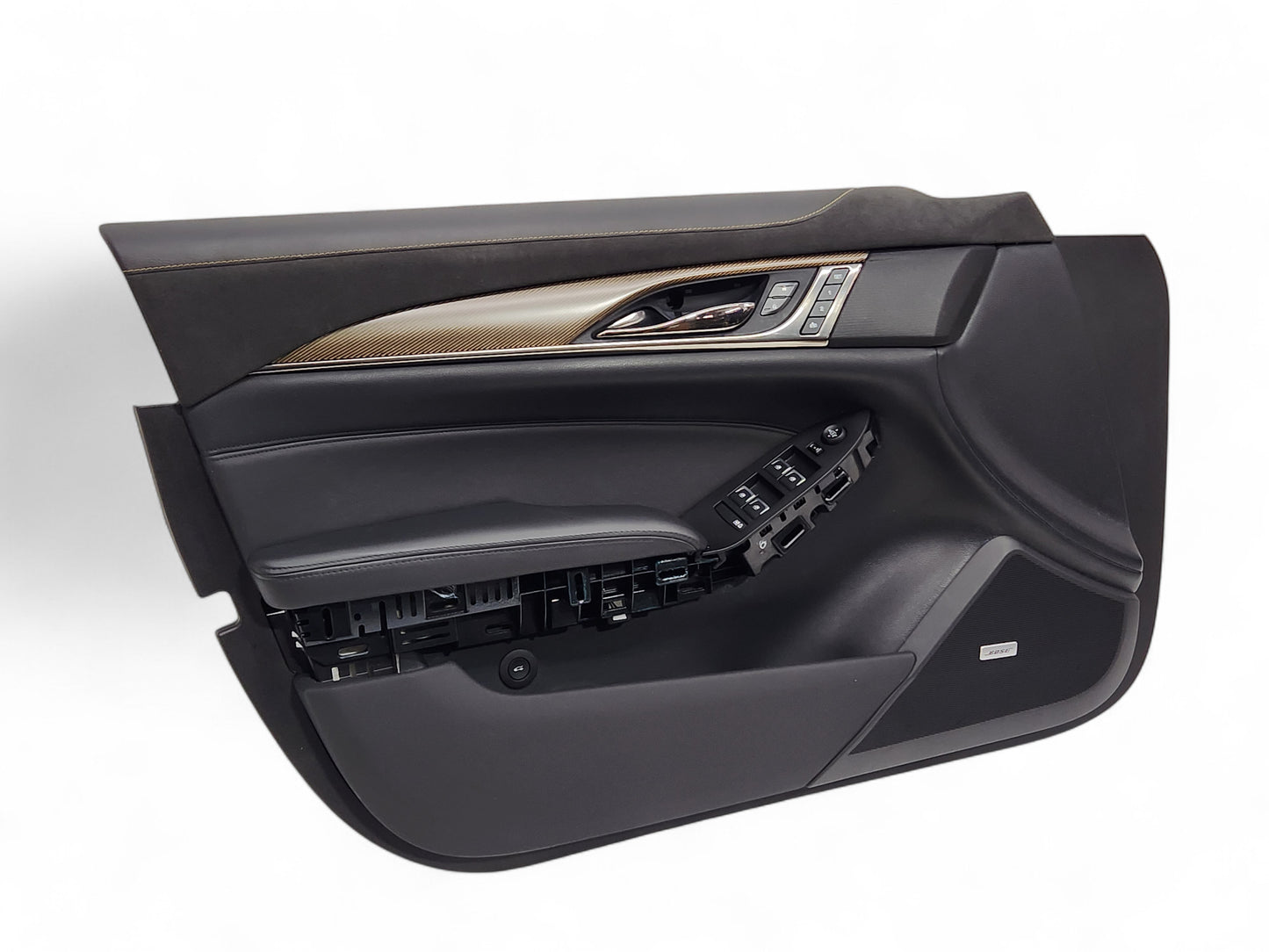 2018-2019 Cadillac CTSV CTS-V Driver Interior Door Panel Black Saffron OEM GM