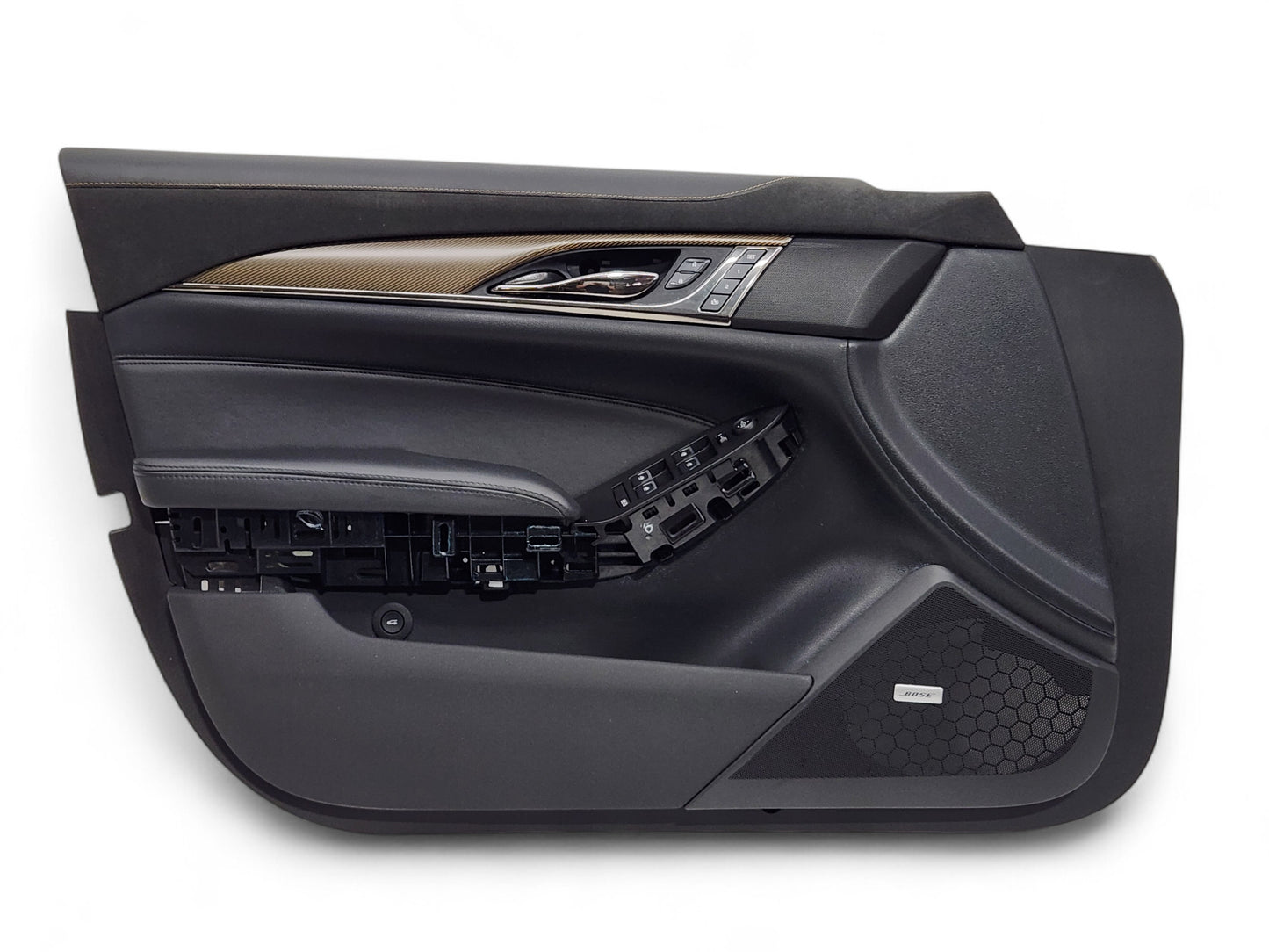 2018-2019 Cadillac CTSV CTS-V Driver Interior Door Panel Black Saffron OEM GM