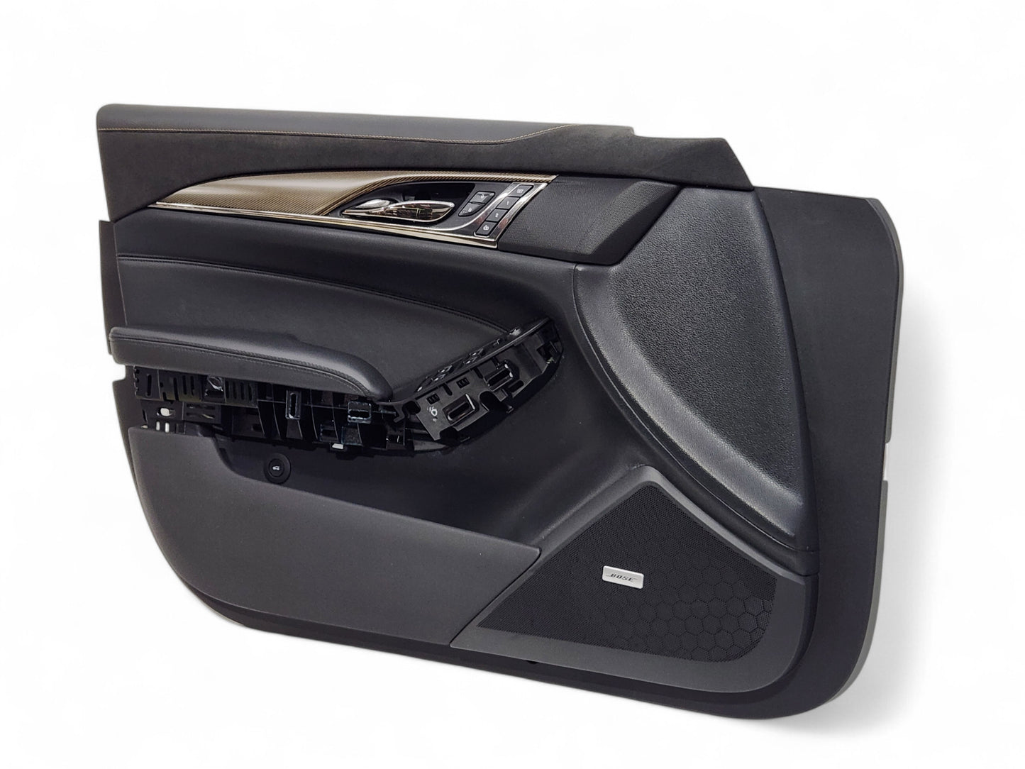 2018-2019 Cadillac CTSV CTS-V Driver Interior Door Panel Black Saffron OEM GM